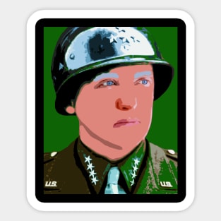 general george s patton Sticker